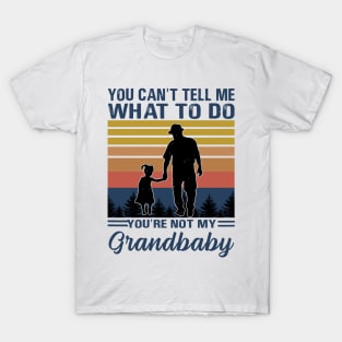 You Can't Tell Me What To Do You're Not My Grandbaby T-Shirt